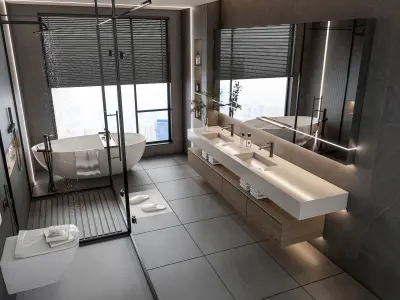 Bathroom 91 3D model