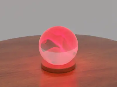 Plasma Orb Free low-poly 3D model
