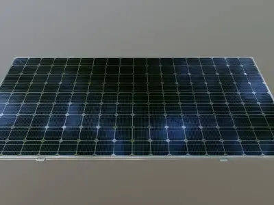 10-Solar Panel 550Wp 2278x1134x35mm 3D model