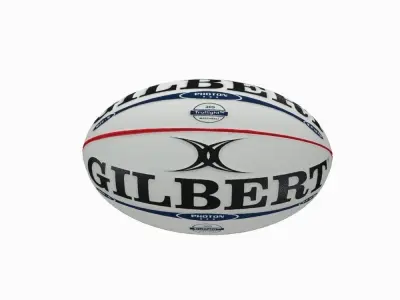 Rugby Ball Low-poly 3D model