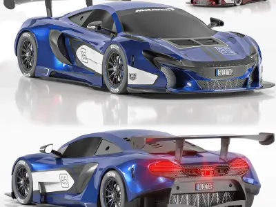 McLaren 650s car 3D model