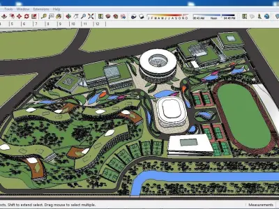 Sketchup Sport - Stadium 102 3D model