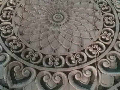 3d panel for Cnc Machine 3D model