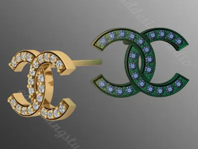 Earrings od78 3D print model