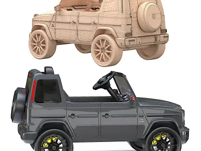 Mercedes G63 AMG 12V Kids Car 3D model