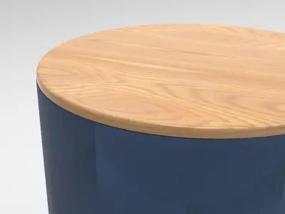 Herr Stool Low-poly 3D model