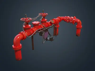 Pipe System 3D model