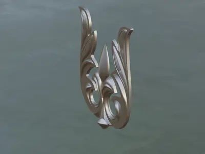Flower Decor 3D print model 5