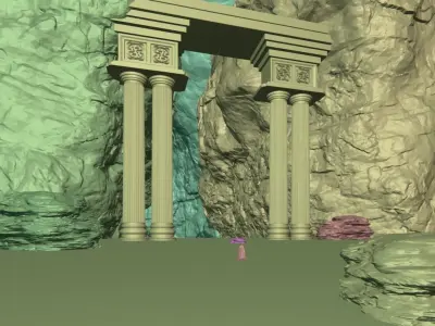 the portal to the sub-zero domain Free 3D model