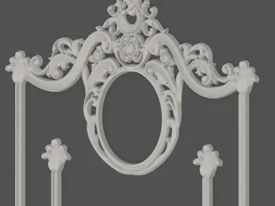 classic decoration 3d model vol05 3D model
