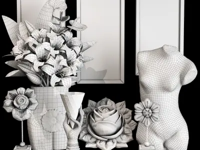 Decor set 42 3D model