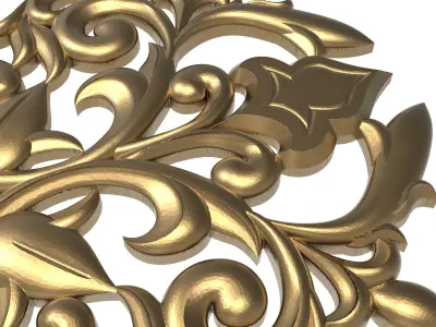  decorative pattern ready for 3D printing 3D model 287