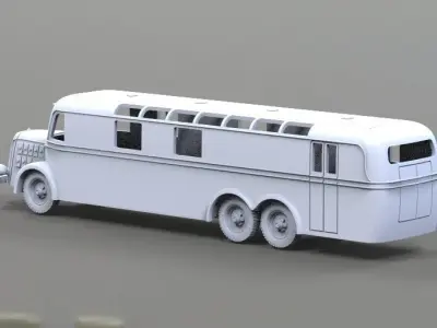 bus mercedes 3D print model