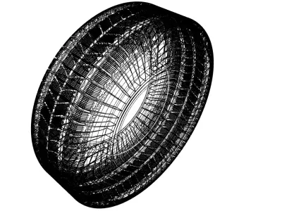 All Weather Tire 3D model