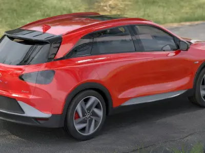 Hyundai Nexo hydrogen car 3D model