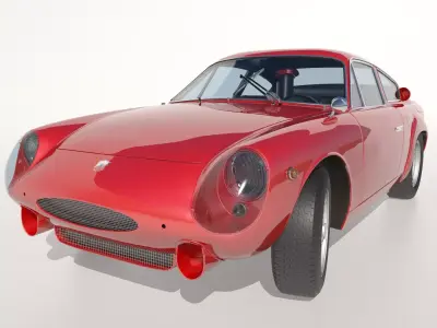 Abarth-Simca 2Mila 2-litre GT 1964 3D model