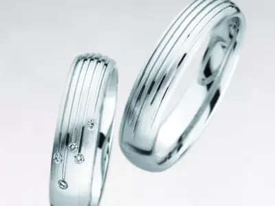 Wedding rings 125 3D print model