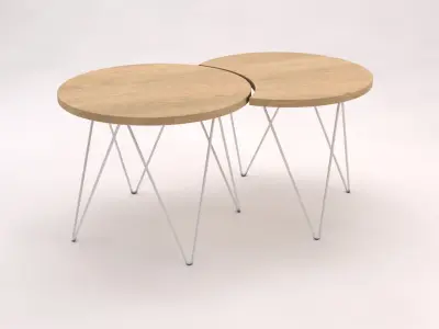 SIDE TABLE---Built-in 3D model