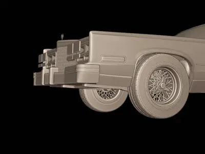 cadillac Eldorado 1983 3D print model