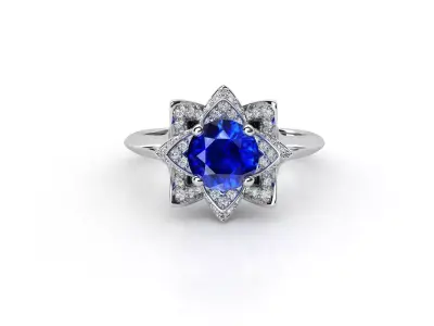 Lotus ring  3D print model