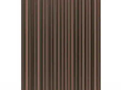 Cornice Classic Curtain 03 Gold Low-poly 3D model