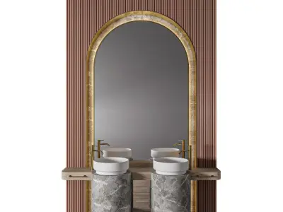 Luxury Bathroom 254 3D model