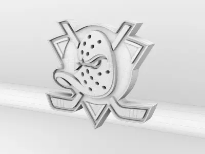 NHL Anahein Ducks Team Logo 3D model