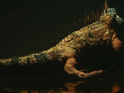 Iguana 3D model