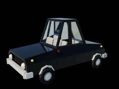 family car 3D model