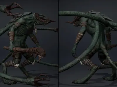 Ghosttail Low-poly 3D model