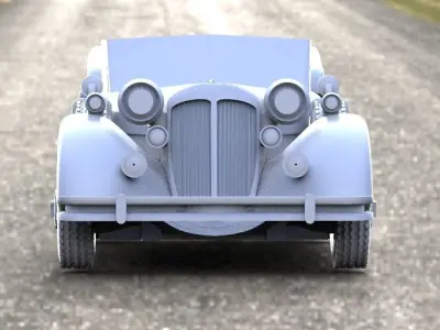 Horch 853A 3D print model