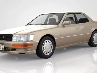 Lexus LS 400 1989 3D model