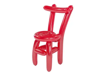 Balloon dining chair 3D model