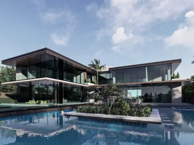 Dajla Villa Exterior Design  3D model