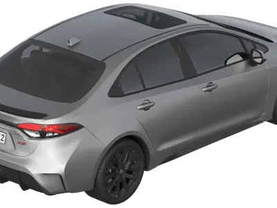 Toyota Corolla Sedan hybrid 2023 3D model