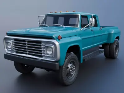 F-750 Crew Cab 1971 3D print model