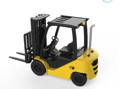 Clark S20 53 Forklift Truck - PRO version 3D print model