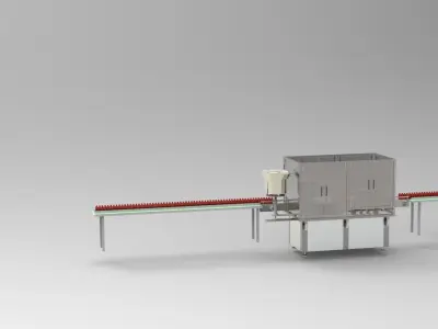 Automatic capping machine 3D model