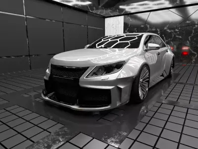 Toyota Camry 2012  tuning by Panch design 3D model