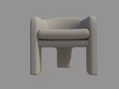 Armchair SIngle Sofa 3D model