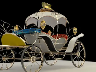 Chinese carriage 3D model
