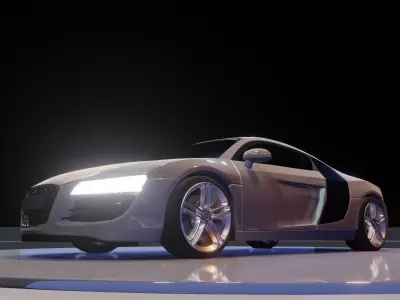 Audi R8 Sports Car  3D model