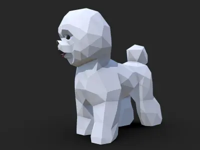 Bichon Frise 3D print model