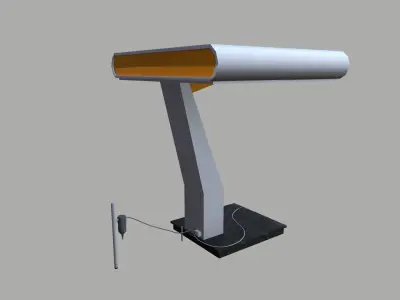Air Gas Pump Low-poly 3D model