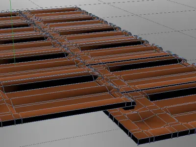 Traditional Roof Tile 3D model