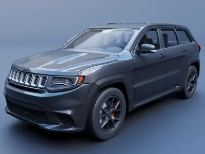Jeep Grand Cherokee Trackhawk  3D print model
