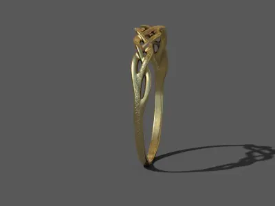 High-Quality 3D Ring Model Low-poly 3D model purchase