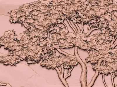 3D LAKE VIEW  Free 3D model