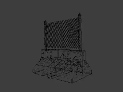 Safety barriers  3D model