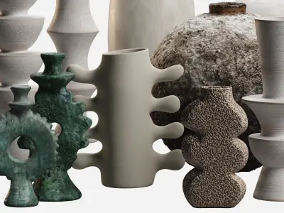 Decorative Vases 3D model